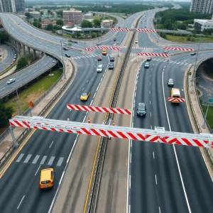 Major road closures on I-75 due to bridge work in Detroit