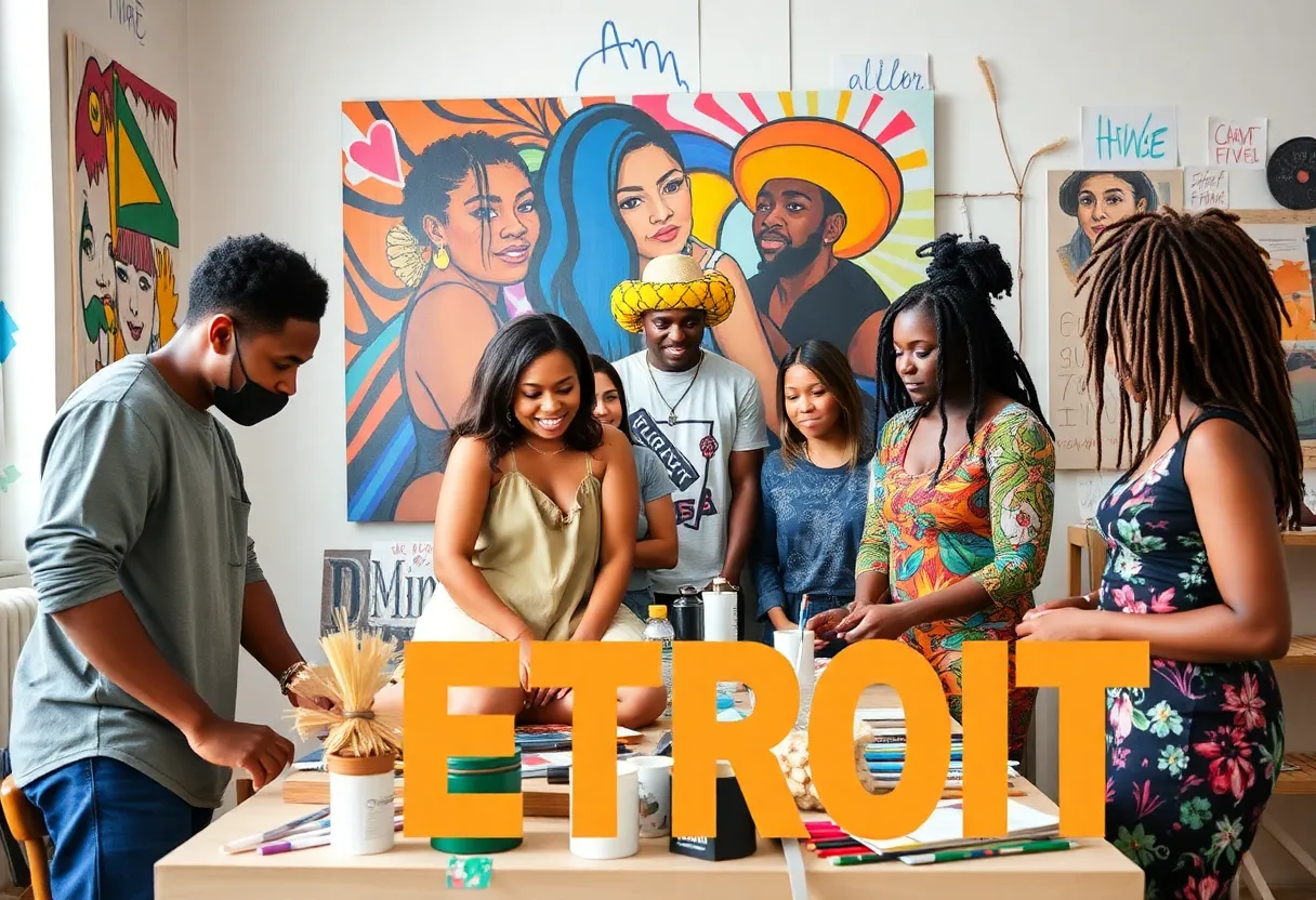 Diverse artists celebrating the Kresge Artist Fellowships in Detroit