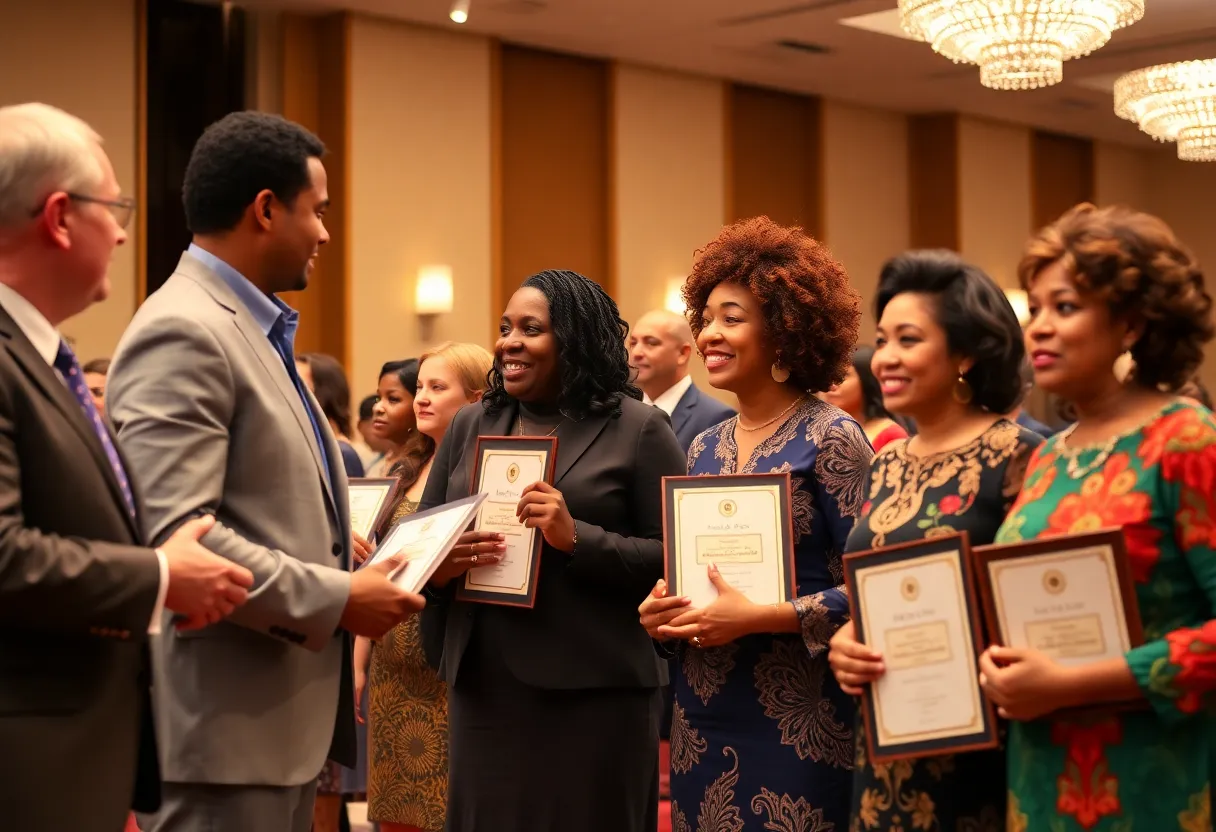 Men of Excellence Ceremony celebrating Black leaders