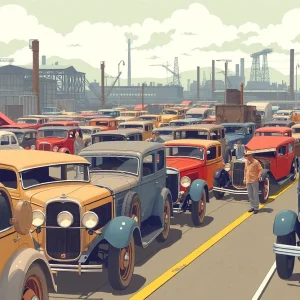 New $1 coin featuring Michigan's automotive assembly line design