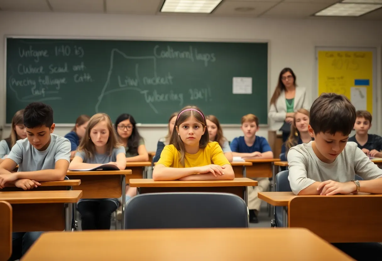 Classroom in Michigan facing budget challenges