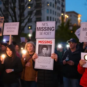 Community members searching for a missing individual in Detroit