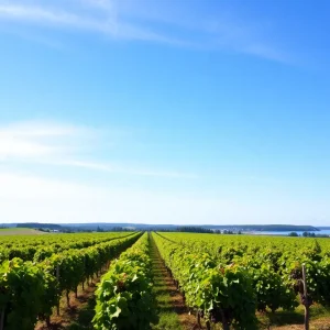 Vineyards located in Old Mission Peninsula, Michigan
