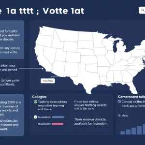 Screenshot of the Vote Detroit online voting tool showing different districts and precincts.