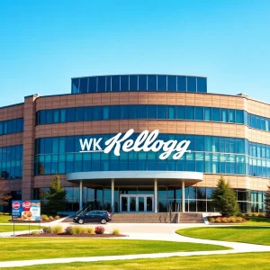 WK Kellogg Headquarters with cereals