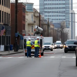 Submit Obituary Xfinity technicians repairing fiber optic lines in Detroit