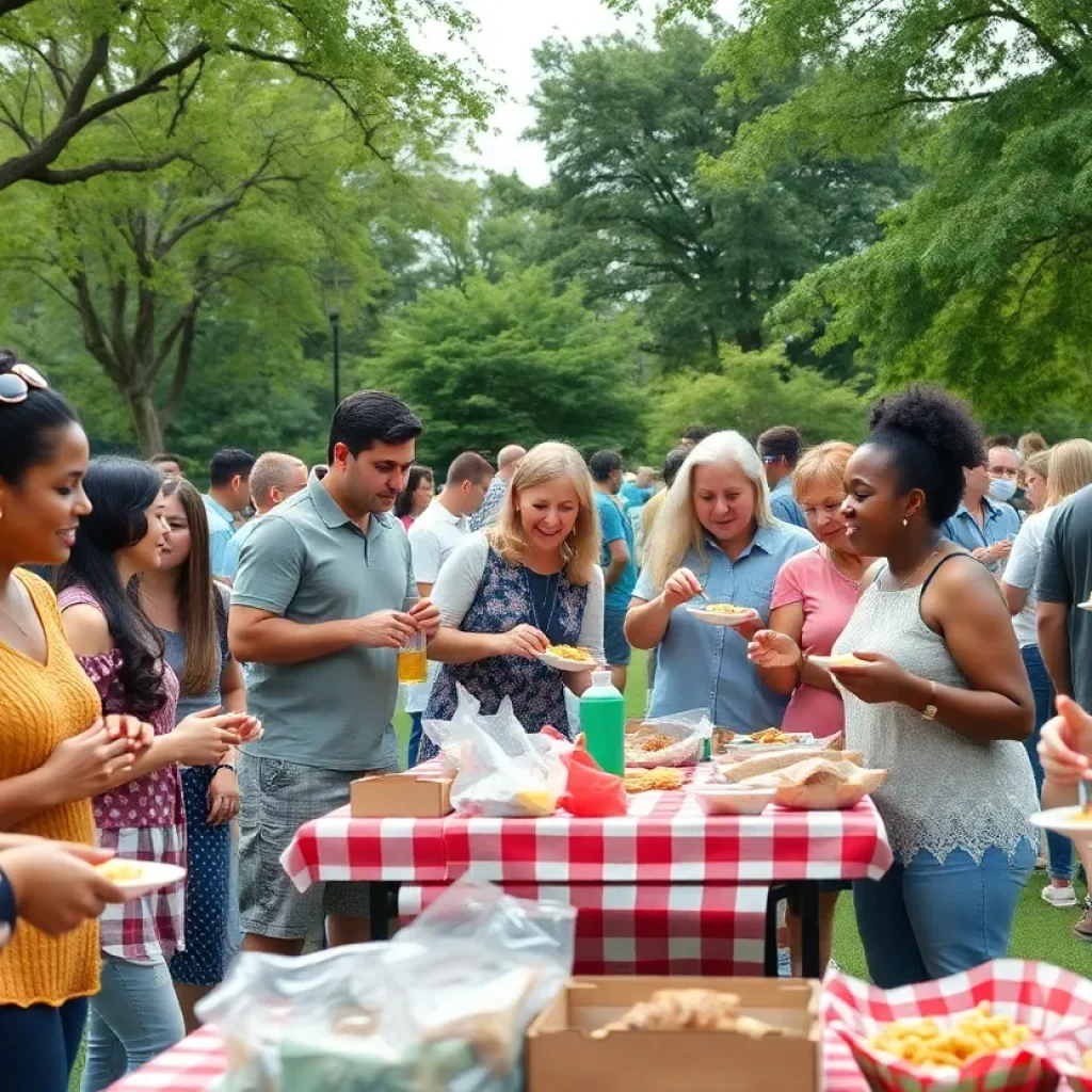 Chadsey High School alumni gathering at a picnic