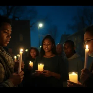 Submit A Wedding Announcement Community members gathered at a vigil honoring Rylee Love in Detroit