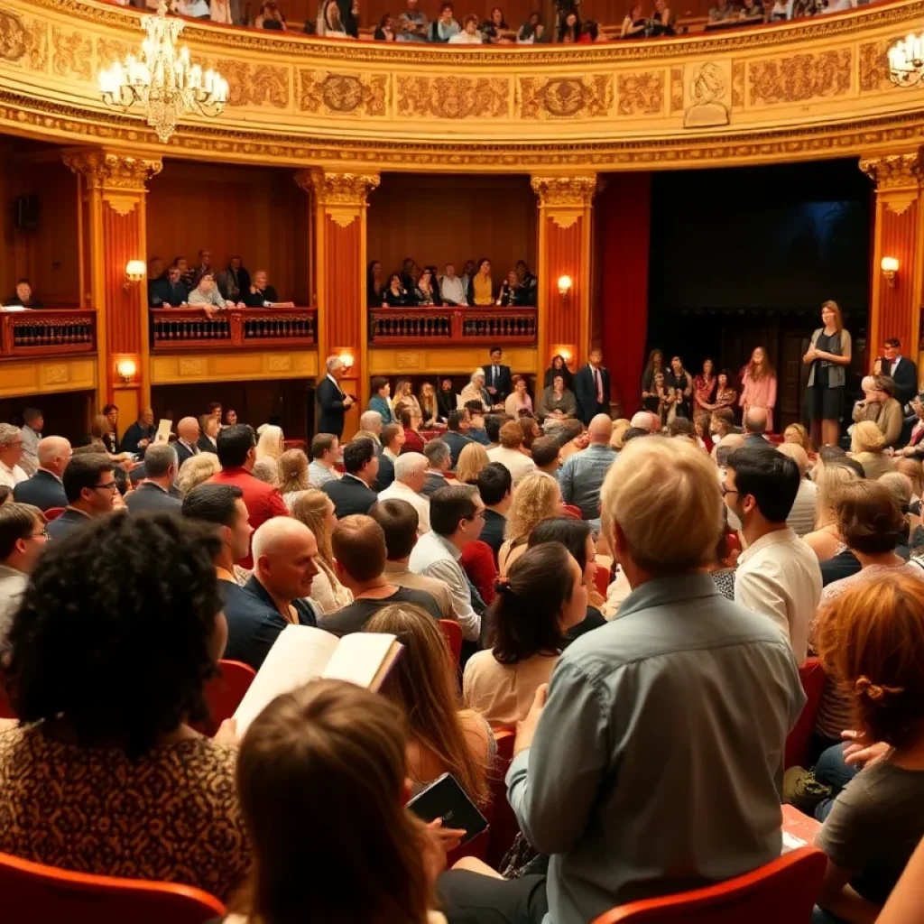 Audience at Detroit Story Fest enjoying storytelling performance