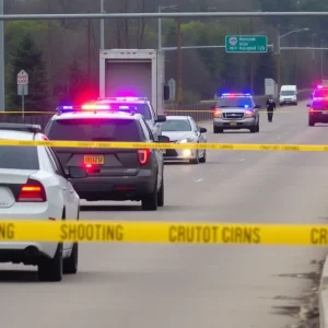 Police investigating a shooting incident on I-96 in Detroit