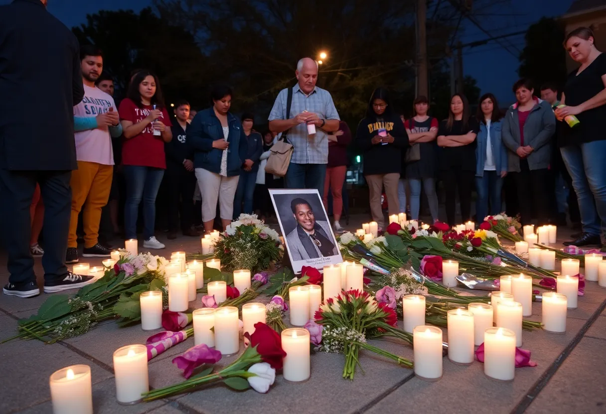 Community memorial for local rapper Daniel Avery