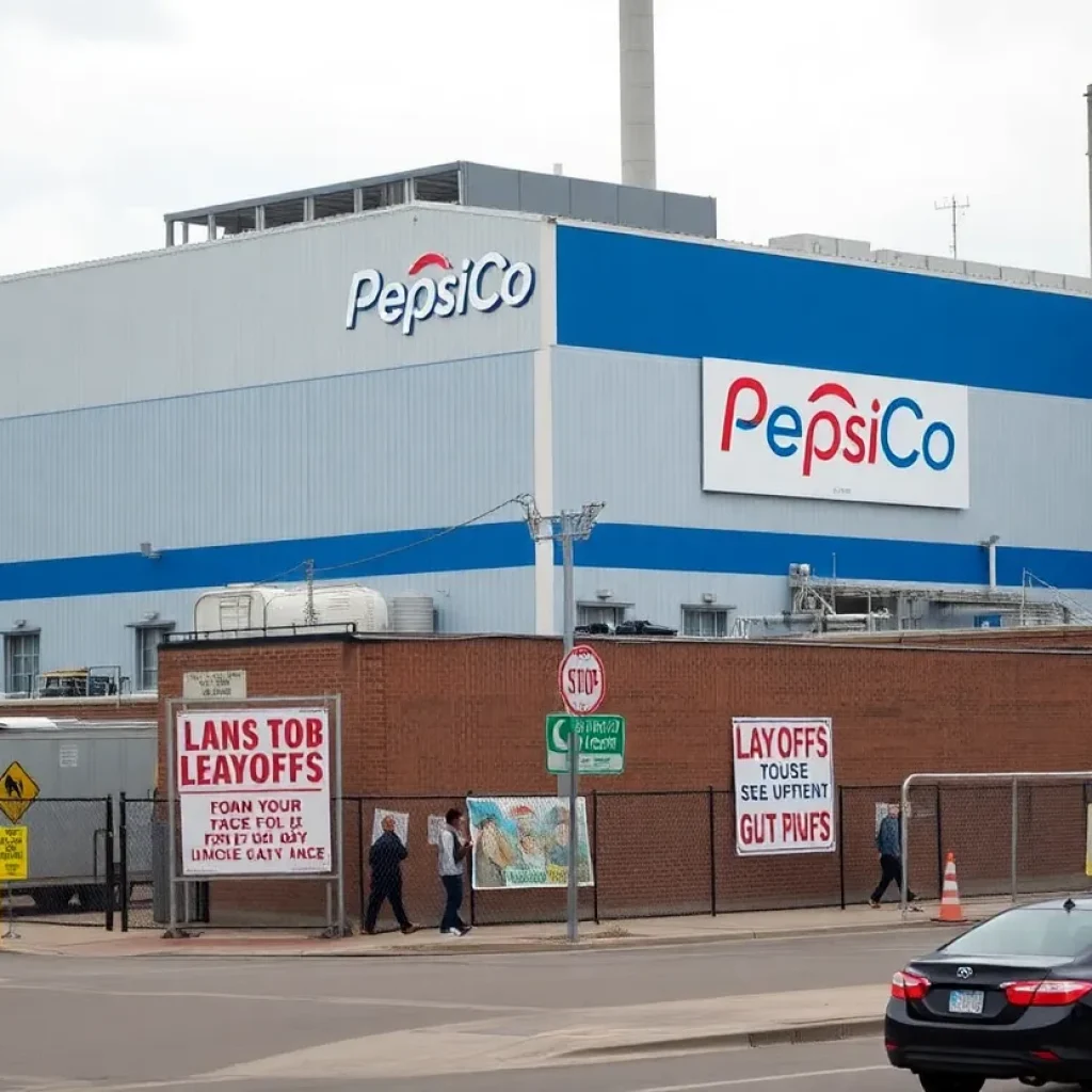 PepsiCo manufacturing plant in Detroit showing signs of layoffs