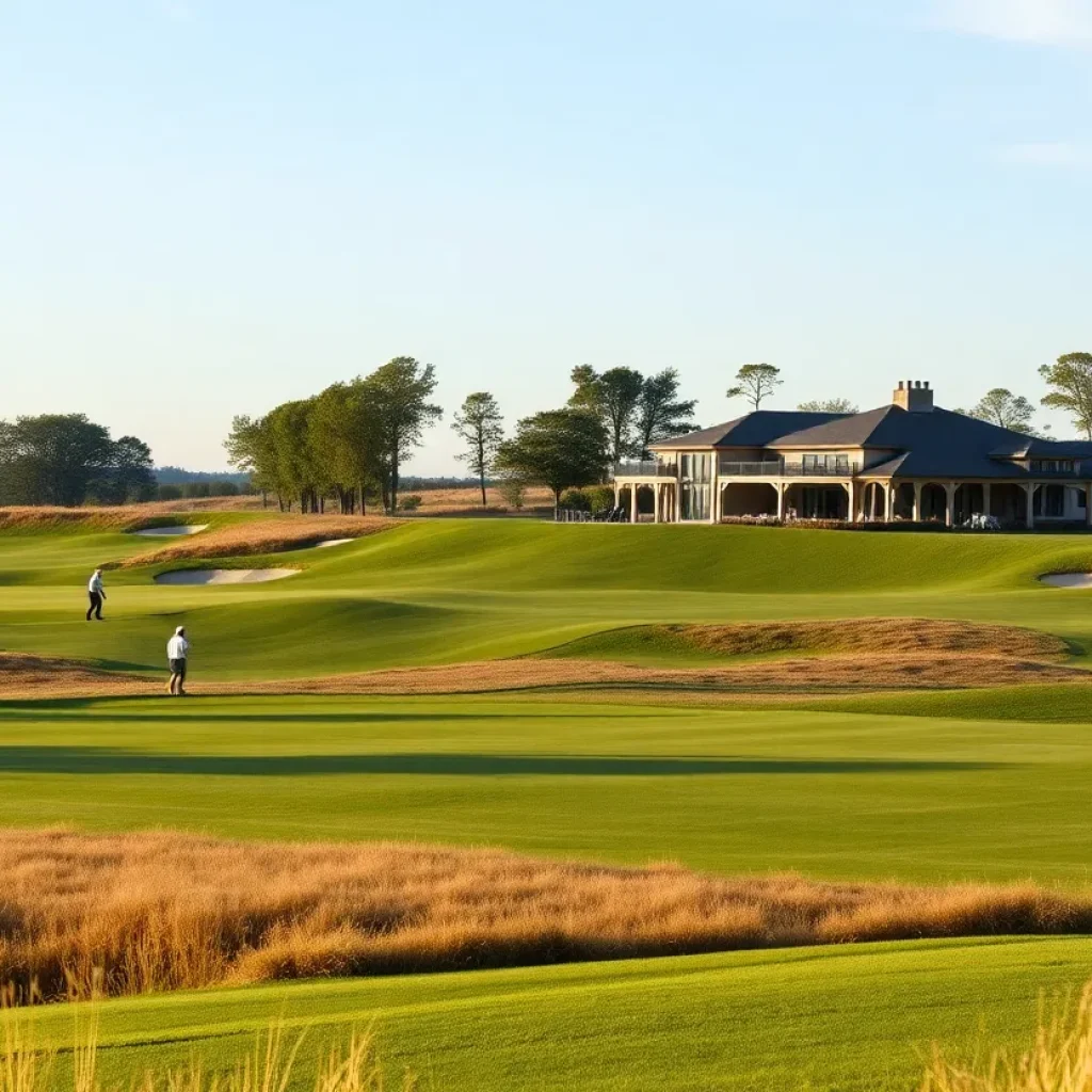 Lush green fairways of Chart Hills Golf Club