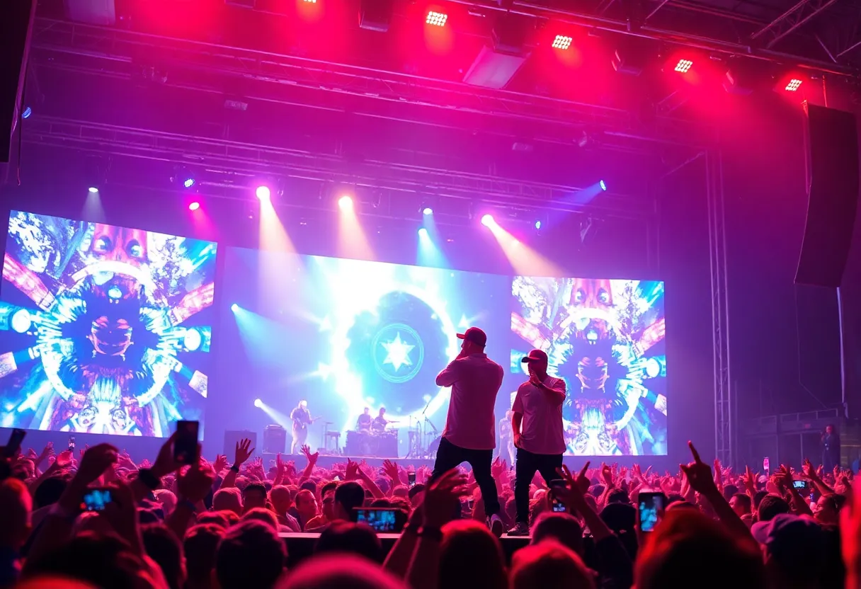 Clipse performing live at Masonic Temple in Detroit