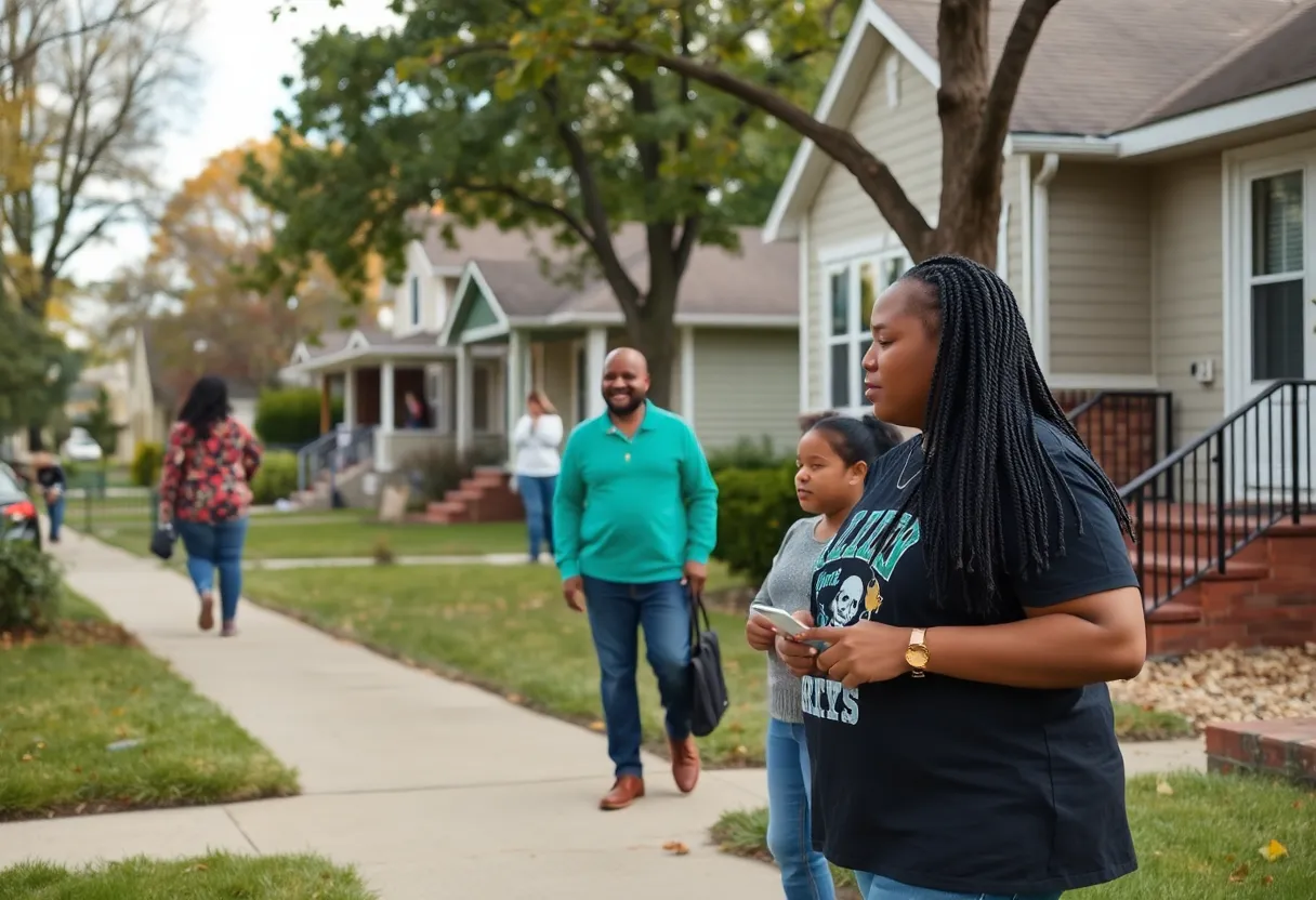 Community members in Detroit seeking to assist in the search for a missing person