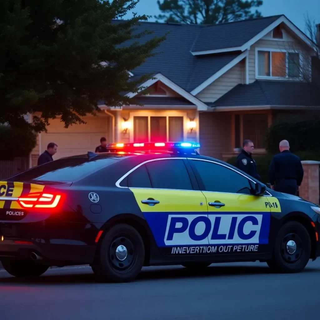 Police investigating a neighborhood in Eastpointe