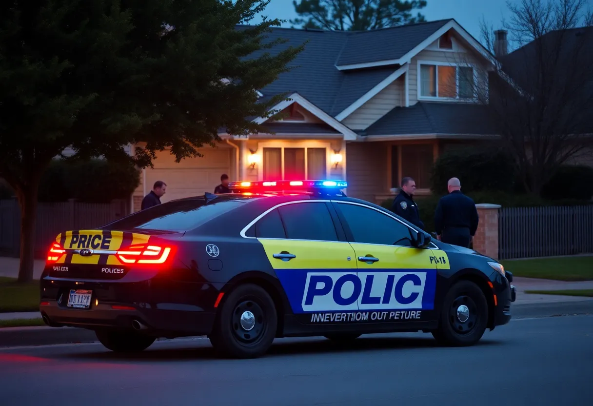 Police investigating a neighborhood in Eastpointe