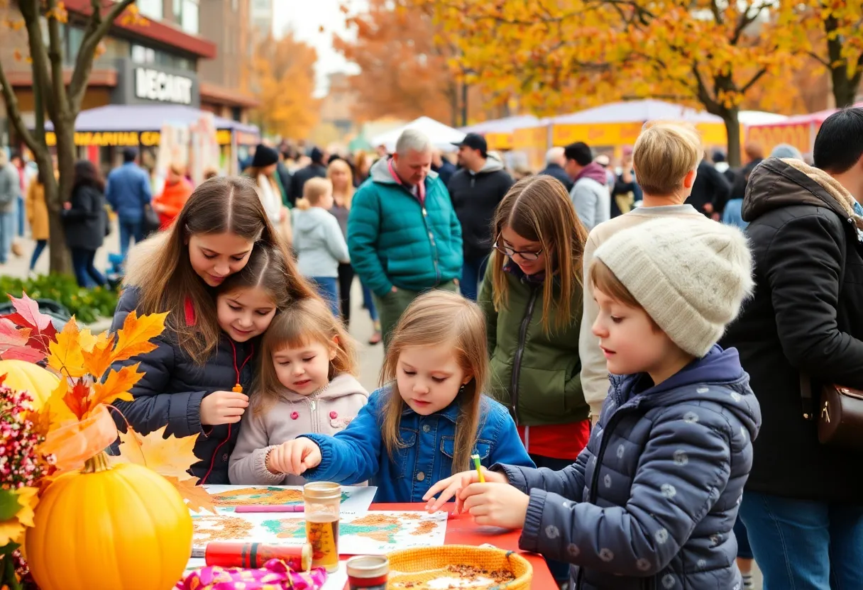 Families enjoying fall activities in Metro Detroit