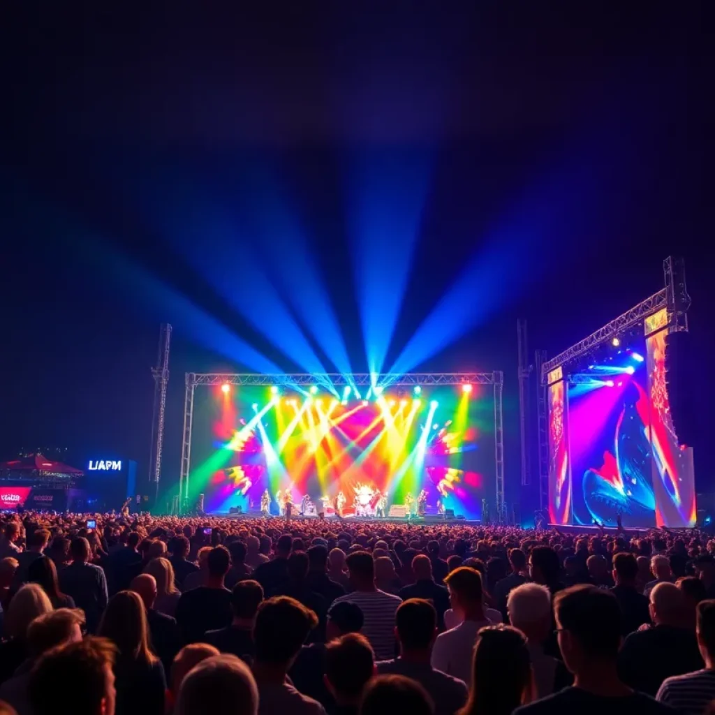 Audience enjoying My Chemical Romance concert in Detroit
