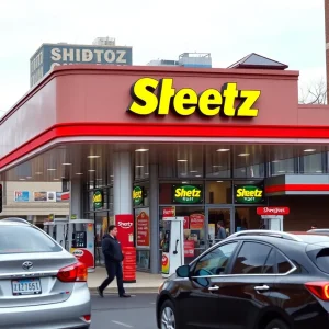New Sheetz convenience store and gas station in East Lansing, Michigan