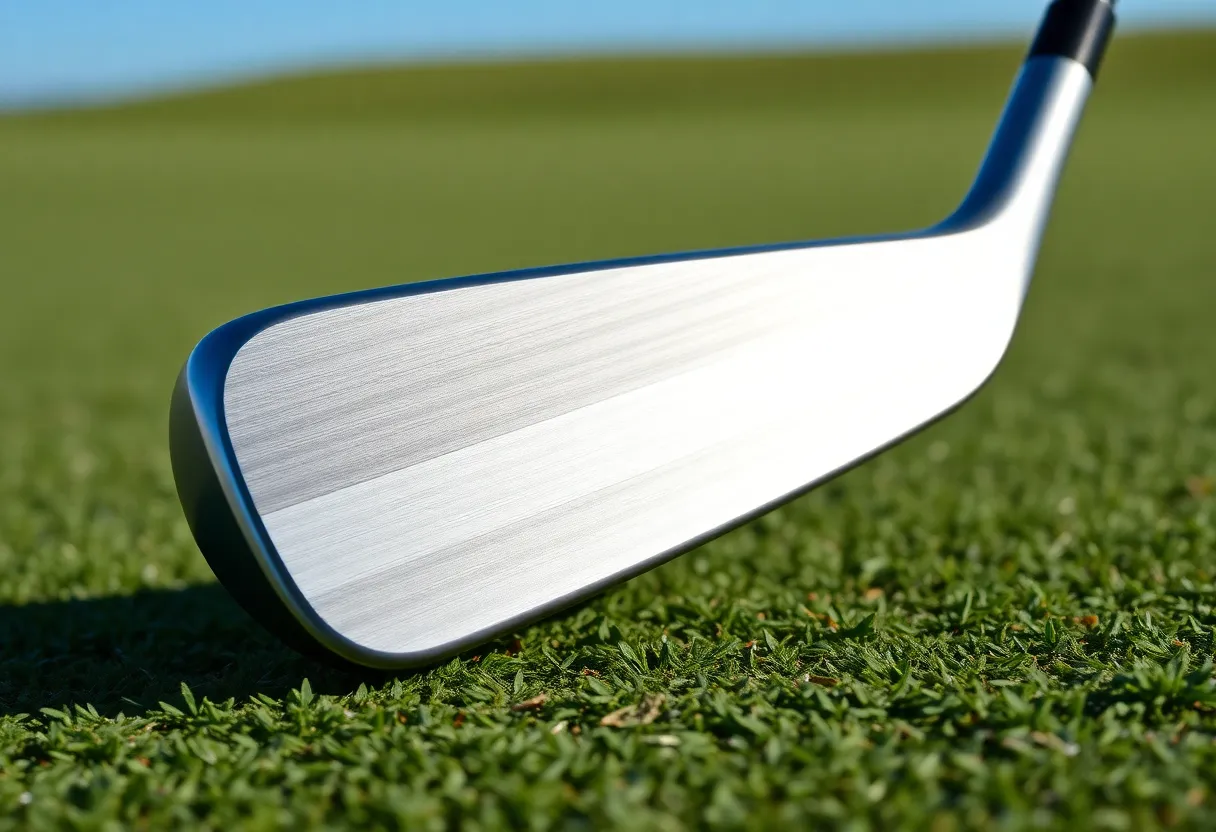 Apex UW 25 Utility Wood by Callaway on the golf course