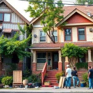 Community home renovation activities in Detroit