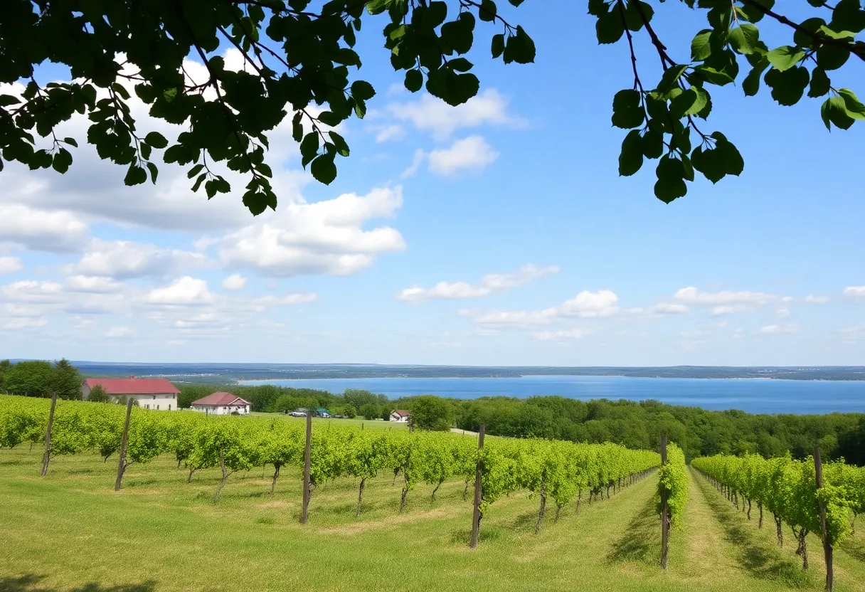 Scenic view of Michigan's quiet attractions away from tourist crowds.