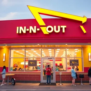 New In-N-Out restaurant in Tennessee with happy customers