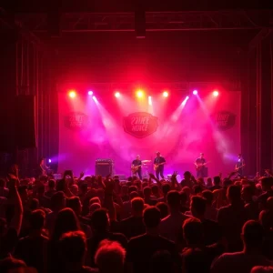 Kickback performing at hardcore music festival