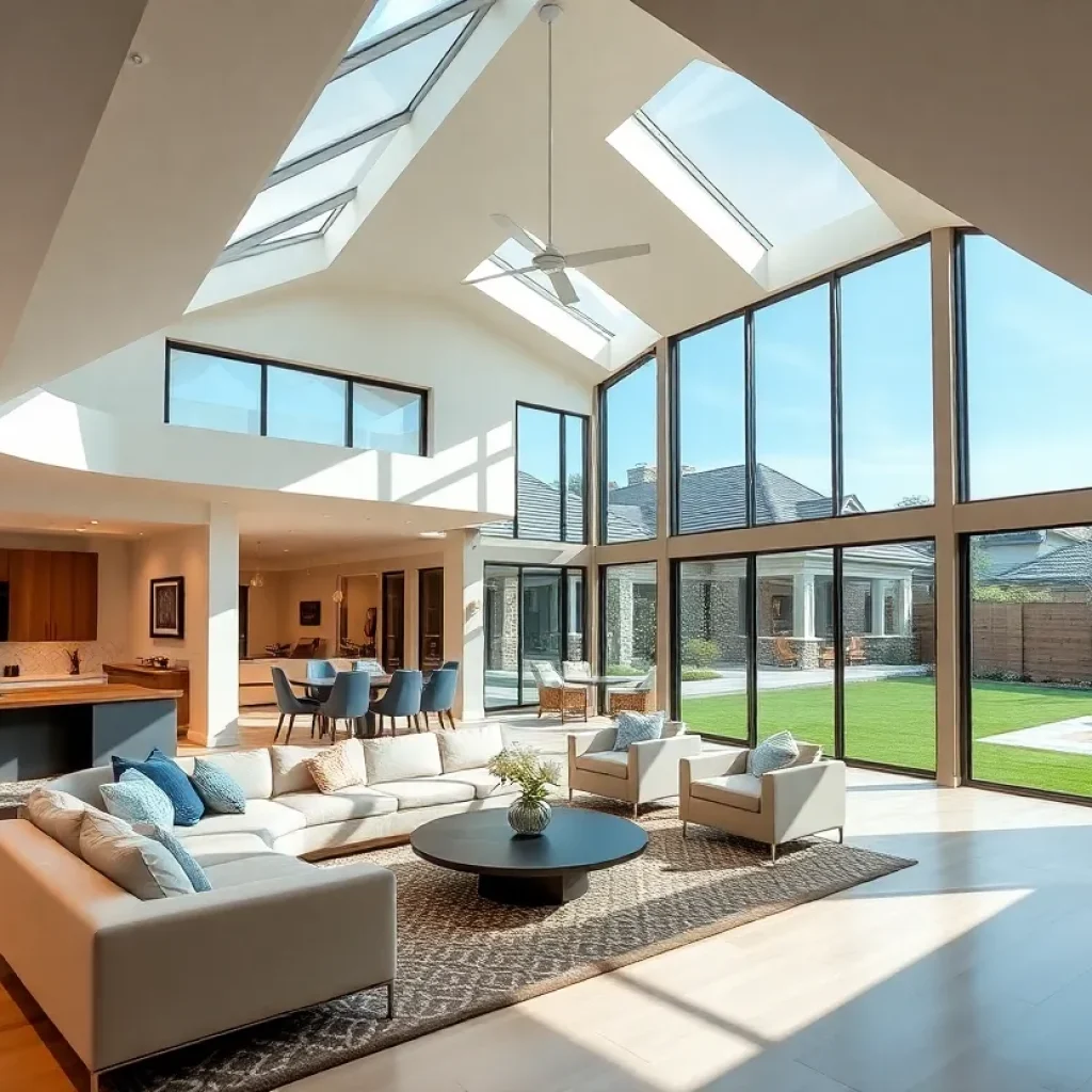 Custom luxury home with modern design in Scio Township