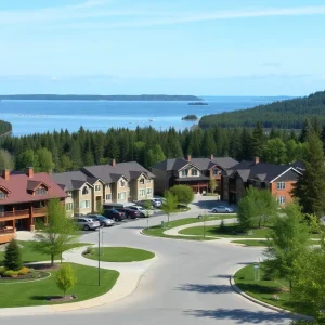 Scenic view of Northern Michigan showcasing senior housing options.