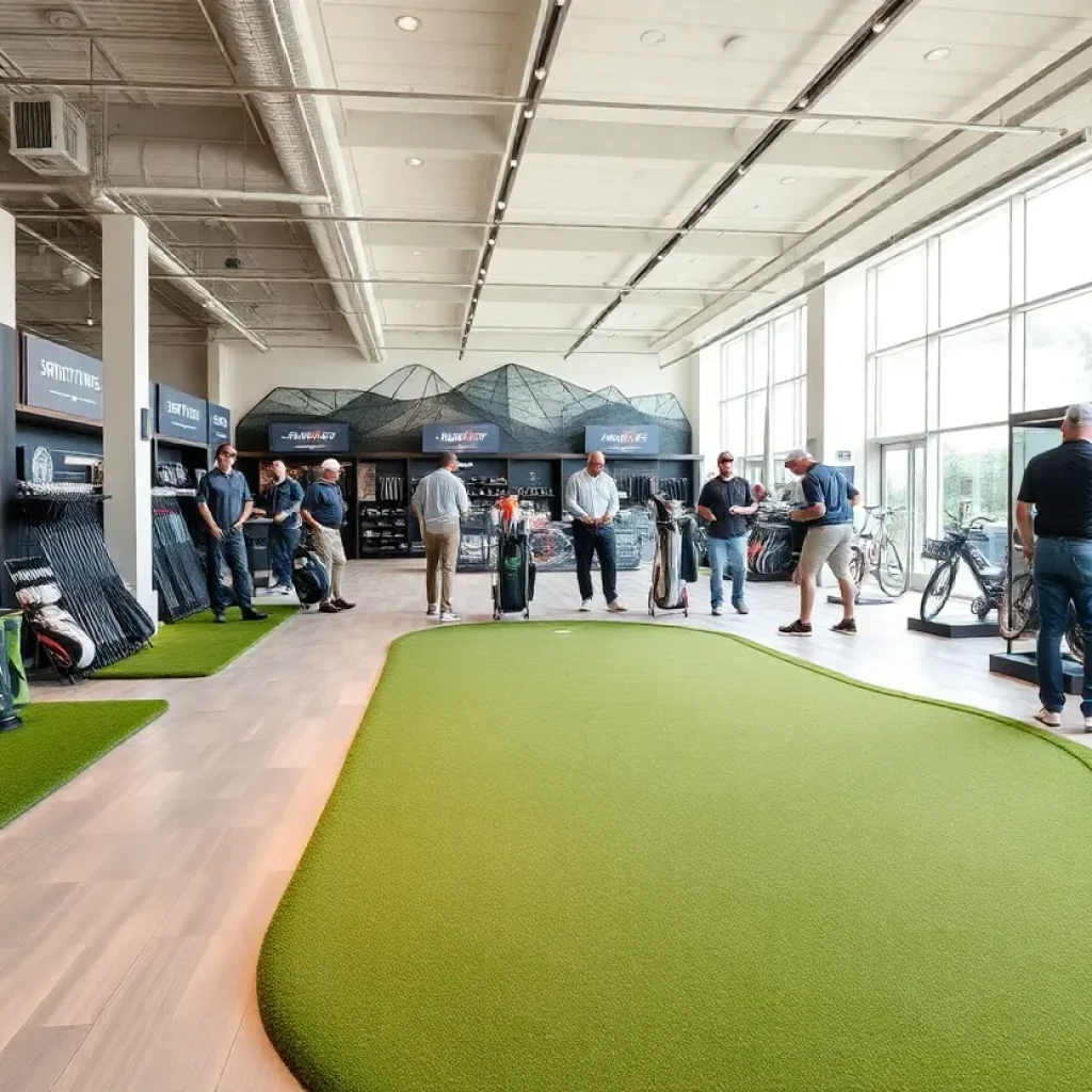 Exterior view of the new PGA Tour Superstore in Cherry Hill