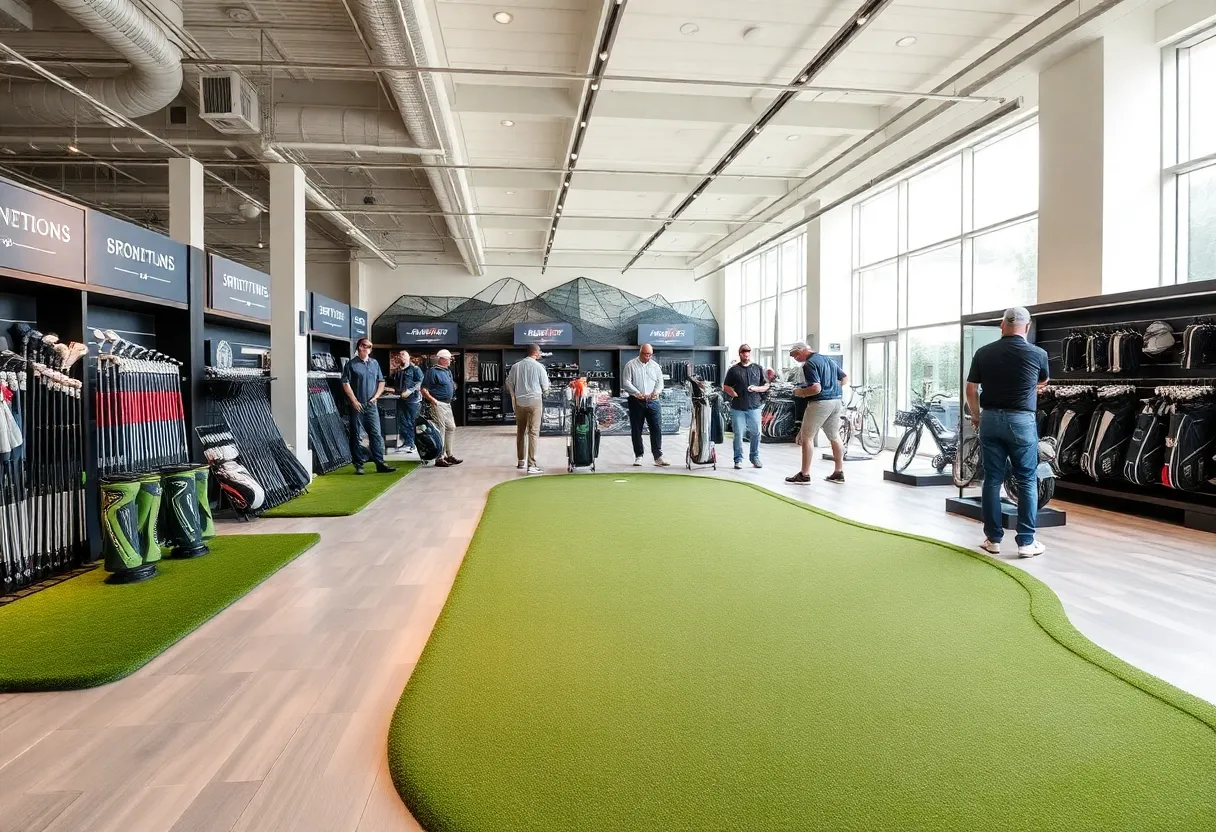 Exterior view of the new PGA Tour Superstore in Cherry Hill