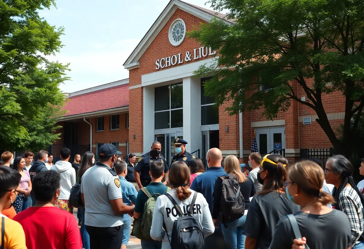 Increased security presence at school after stabbing