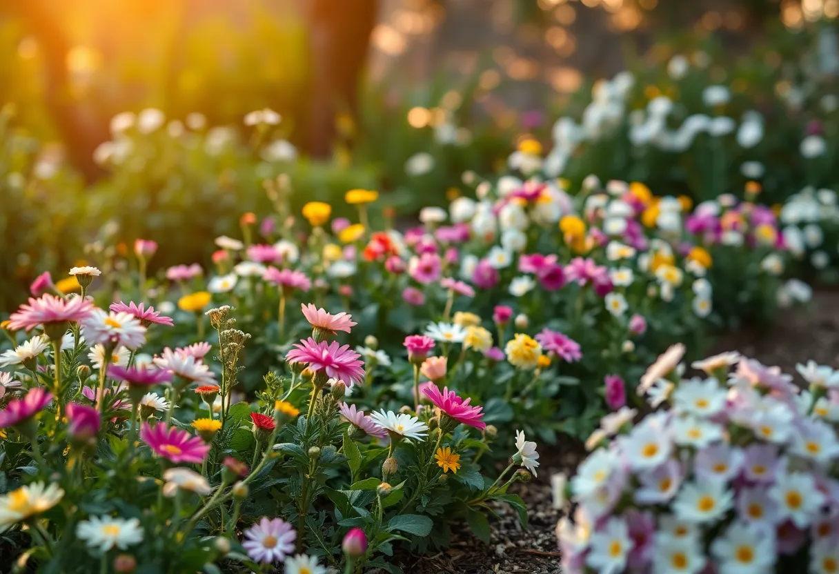 A peaceful garden representing remembrance of Sister Mildred Strief