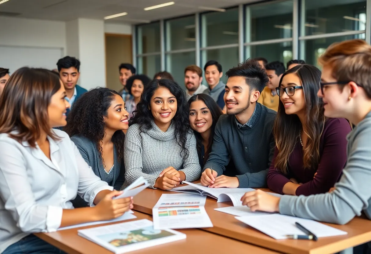 Students participating in real estate courses at the University of Detroit Mercy.