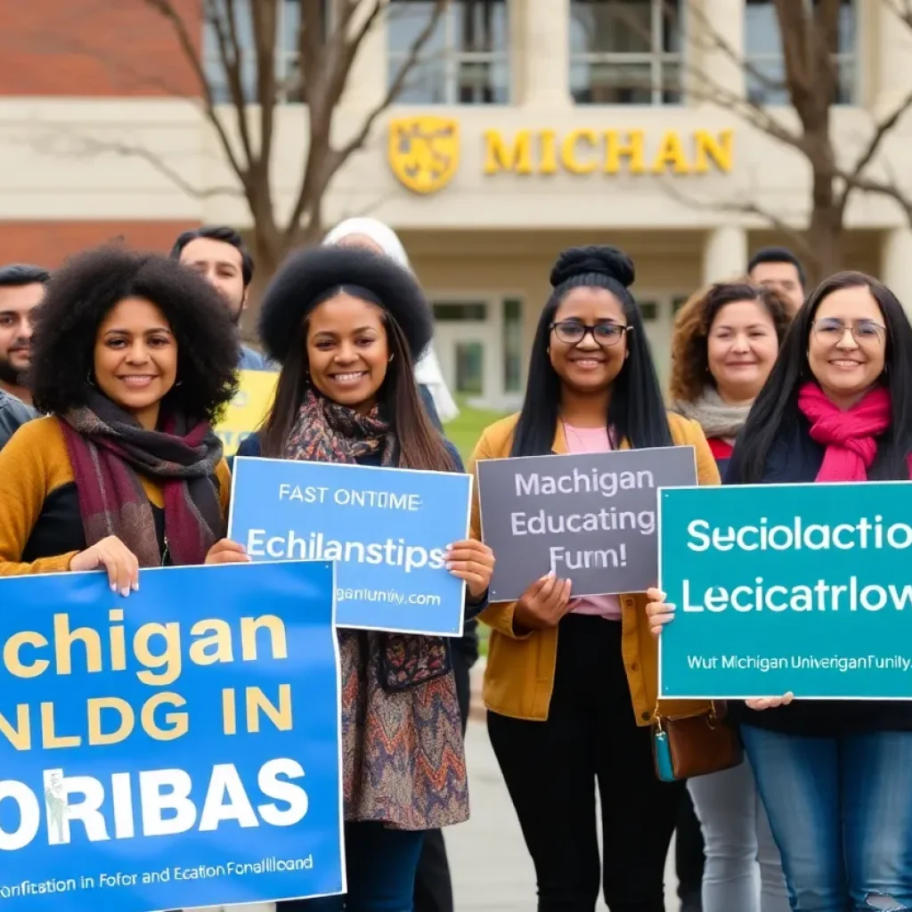 Group of advocates promoting education funding in Michigan