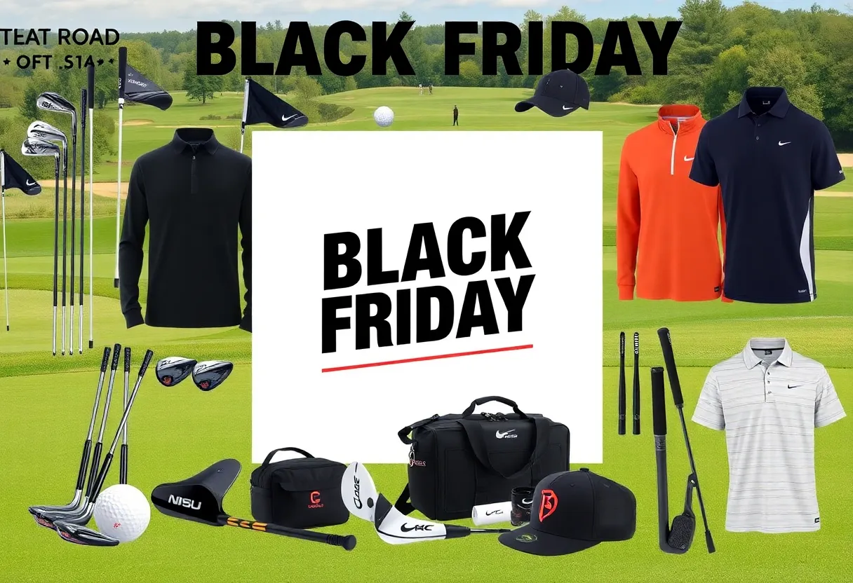 Variety of discounted golf equipment and apparel