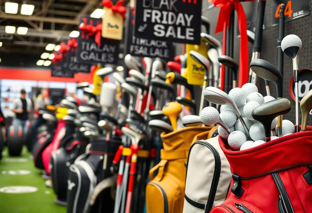 Golf equipment on sale for Black Friday