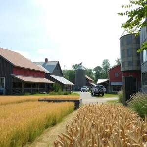 Chelsea Milling Company showcasing local wheat fields and community collaboration