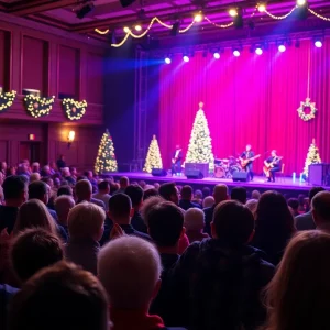 Audience enjoying the Christmas Together Tour concert