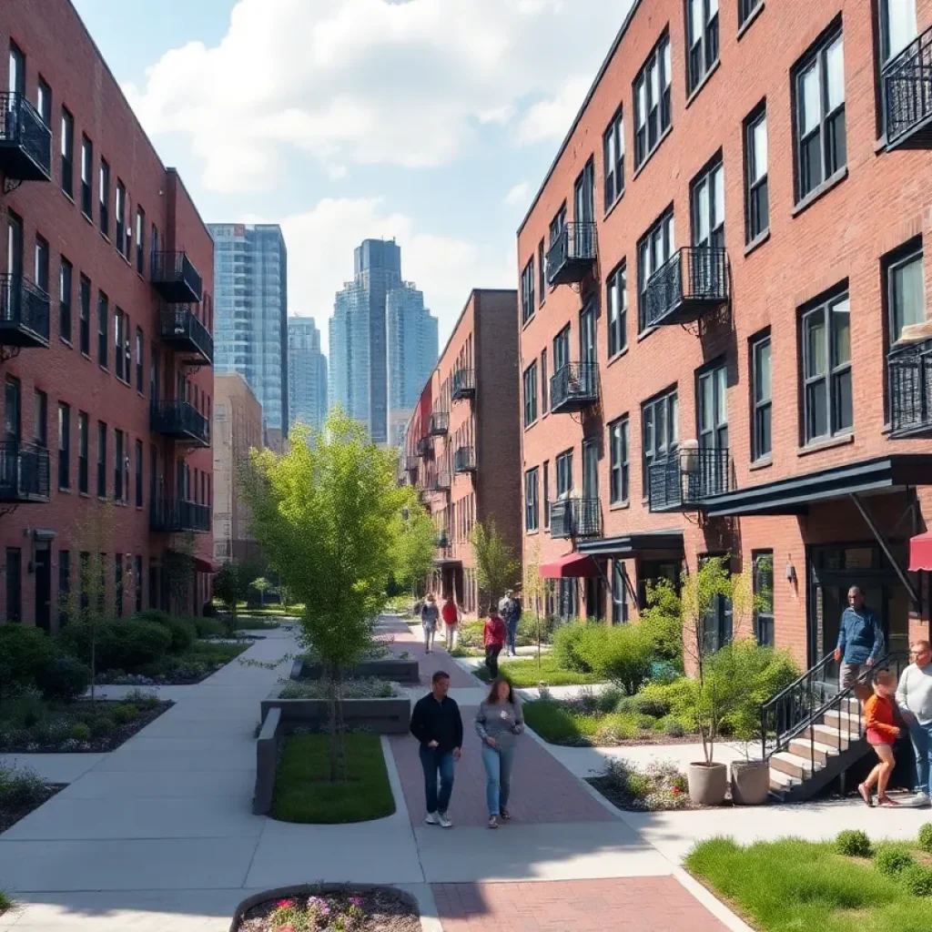 New affordable housing development in Detroit city