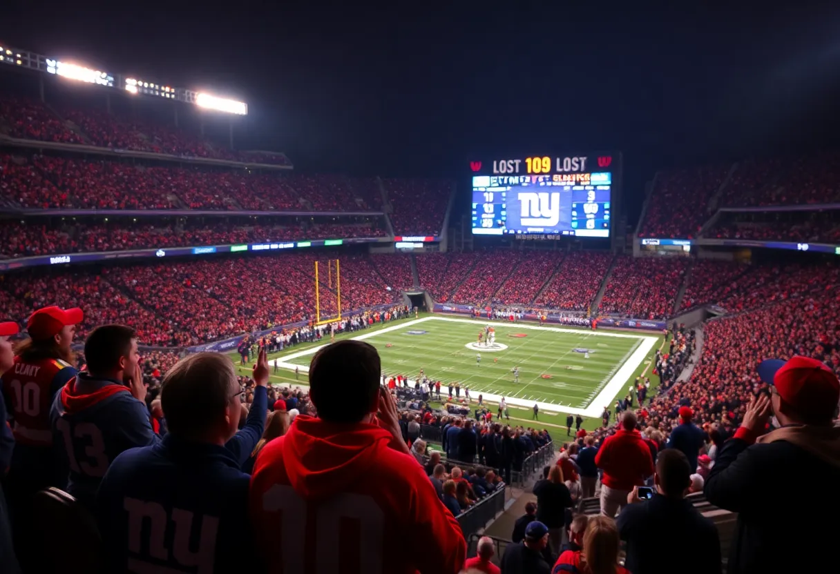 New York Giants fans express disappointment after playoff elimination.