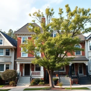Before-and-after home renovations in a vibrant neighborhood