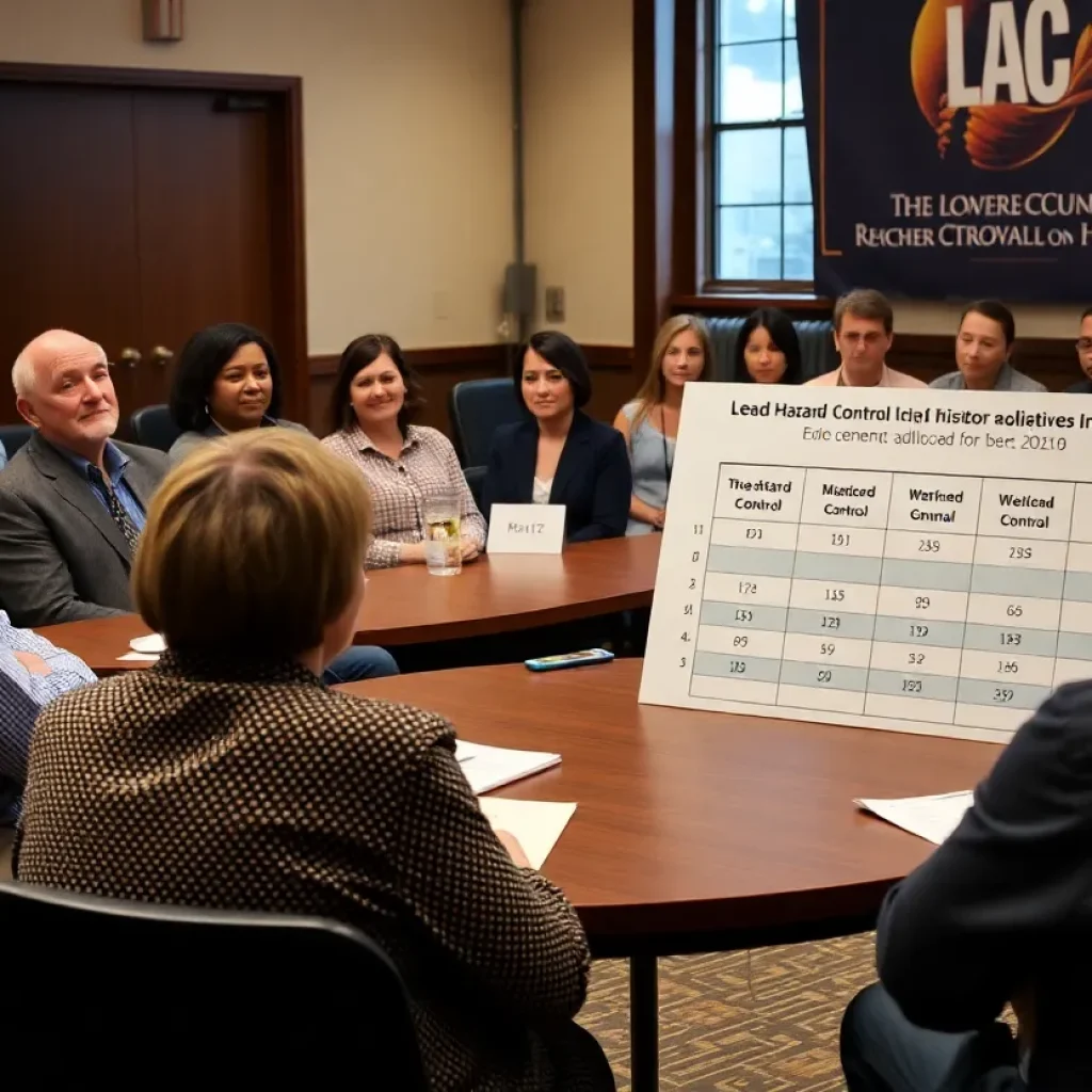 Community meeting on lead hazard control initiative