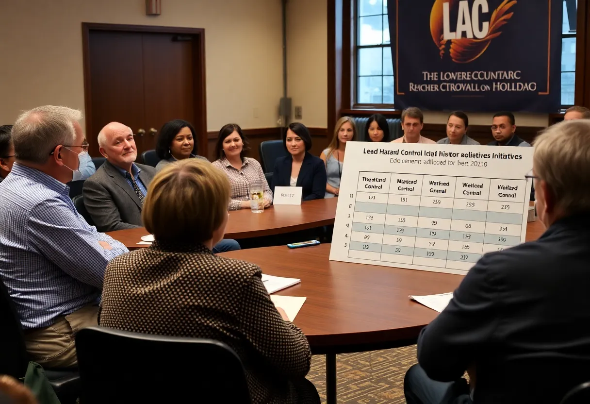 Community meeting on lead hazard control initiative