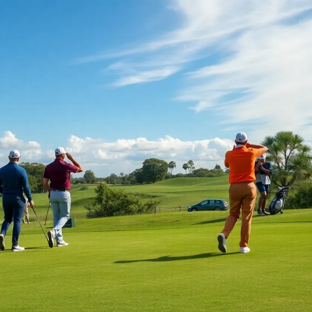 Santa Margarita girls golf team celebrating victory at CIF-SS Championship.