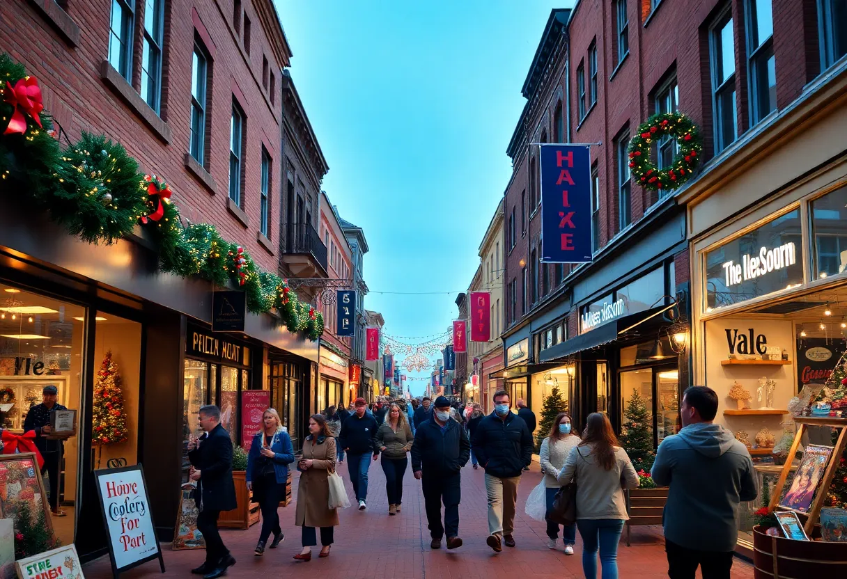 Downtown Royal Oak during Small Business Saturday