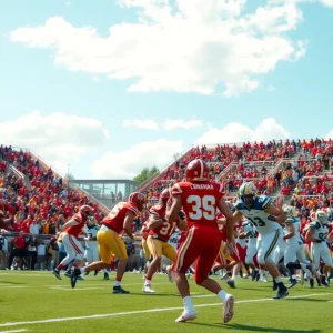 Michigan State Spartans facing Maryland Terrapins at Ford Field