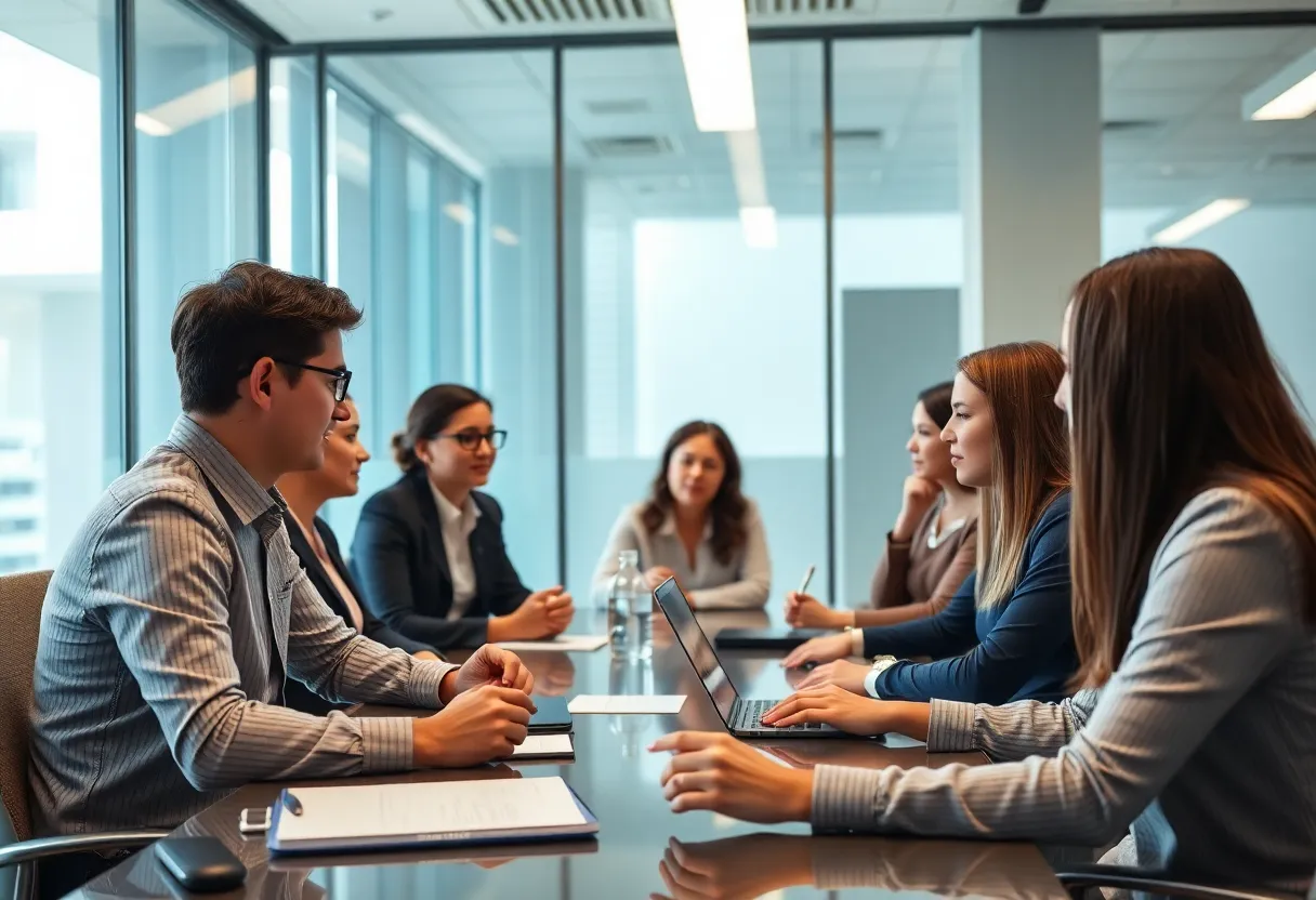 Technology professionals lobbying for education funding in Michigan